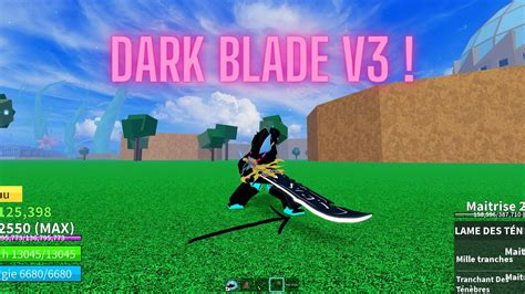 Jai Fait La Dark Blade V3 Sur Blox Fruit Youtube