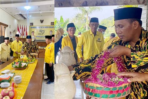 Hut Ke Golkar Tuban Tabur Bunga Makam Tokoh Ali Hasan