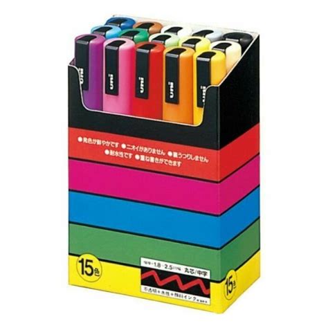 Jual Uni Posca Paint Marker Pc M Medium Point Set Spidol Permanent