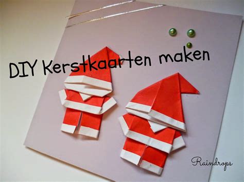 Raindrops DIY Kerstkaarten Maken