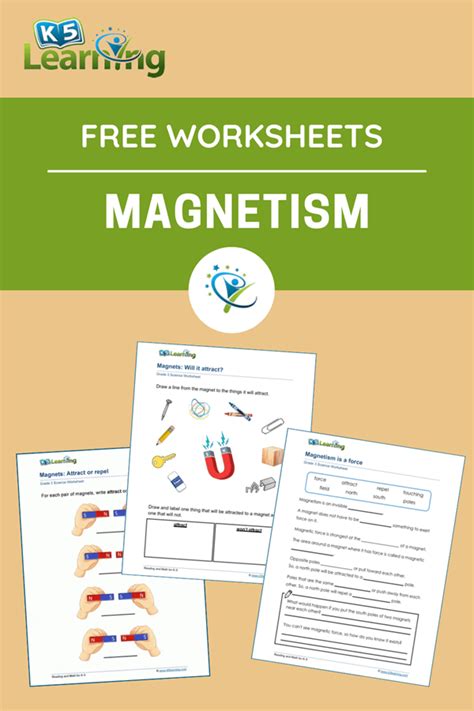 Magnetism Grade Worksheets