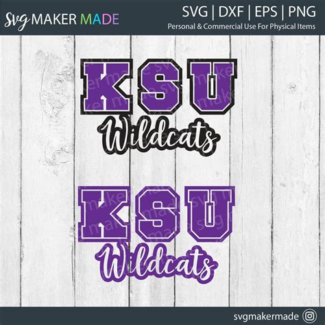 Kansas State University Wildcats svg KSU Wildcats svg NCAA | Etsy