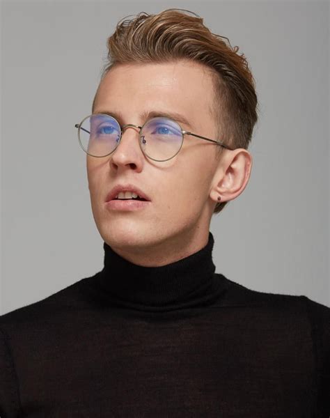 Metal Men Round Glasses Round Glasses For Men Clear Metal Round Glasses Men