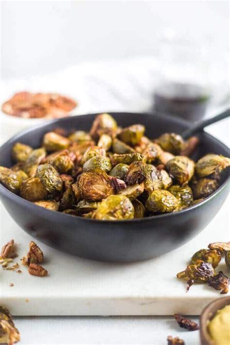 Crispy Balsamic Brussel Sprouts What Molly Made