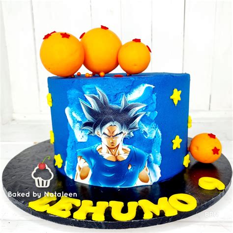 Dragon Ball Z Goku Birthday Cake Baked By Nataleen