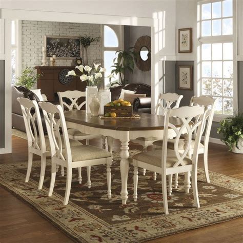 Antique White Dining Room Set - Home Furniture Design