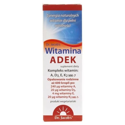 Dr Jacob S Witamina ADEK Krople 20 Ml