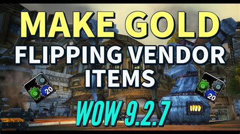 Insanely Easy Wow Gold Making Vendor Flip In Shadowlands No