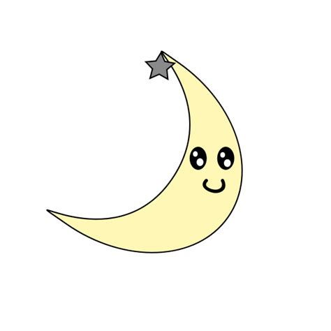 Cute Moon Svg