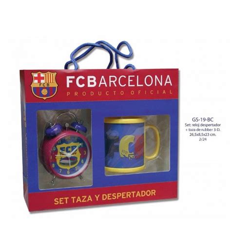 Set Regalo Reloj Taza Futbol Club Barcelona