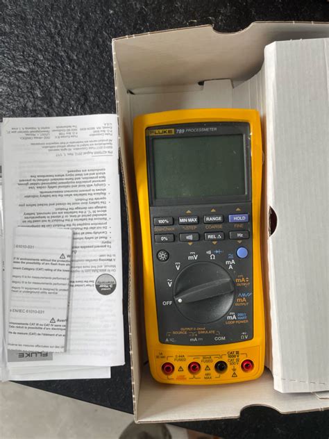 Fluke 789 Process Meter With 250 Ohm Hart Resistor Fluke Process