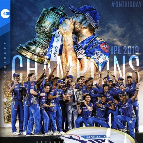 Mumbai Indians Fourth Ipl Title Chennai Super Kings Ipl Mumbai Indians