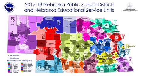 Nebraska Congressional Districts Map