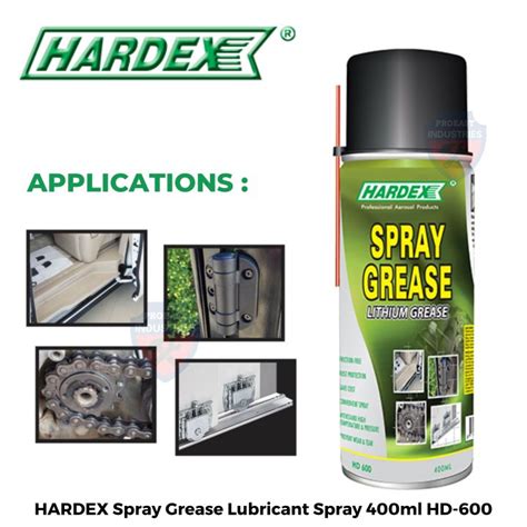 Hardex Spray Grease Lubricant Spray Ml Hd Lazada