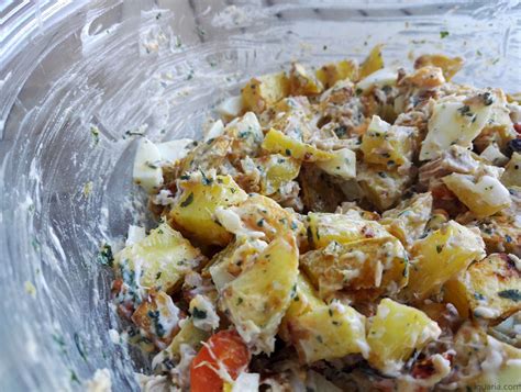 Salada de Batata e Atum Iguaria Receita e Culinária