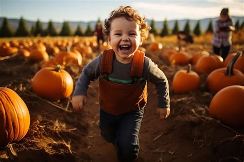 Premium Ai Image Pumpkin Patch Adventures For Kids