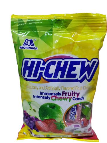 Morinaga Hi Chew Caramelo Semi Macizo Sabor Fresa Uva Y Manzana