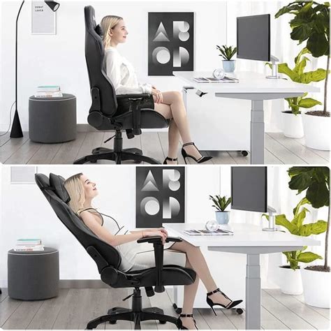 Kewin Chaise De Bureau Ergonomique R Glable Et Pivotante En Similicuir