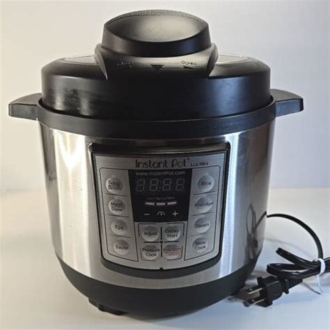 Instant Pot Lux Mini 6 In 1 Electric Pressure Cooker 3 Quart EBay