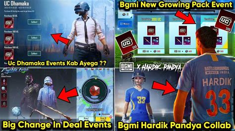 Free Uc Dhamaka Events Release Date Bgmi New Upcoming Growing Pack