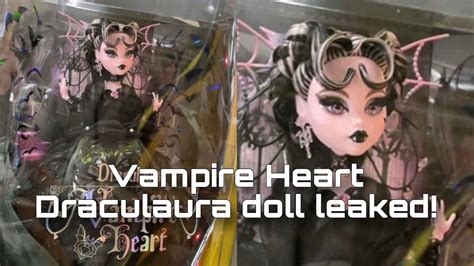 Monster High News New Vampire Heart Draculaura Collector Doll Leaked