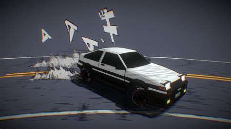 Ae86 Initial D Cartoon