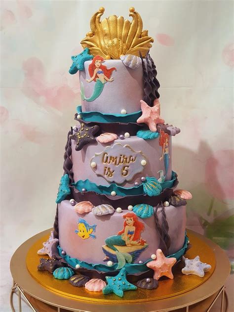 Ariel cake - Decorated Cake by ClaudiaSugarSweet - CakesDecor