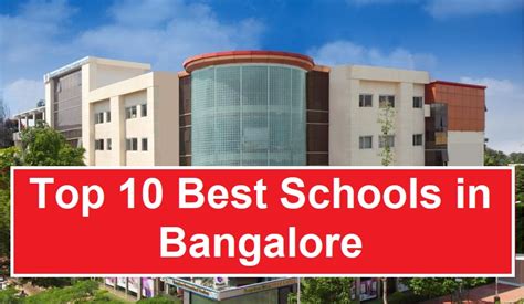 Top 10 Best Schools in Banglore - INFORMATIONS ONLY.COM