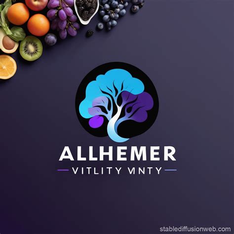 Logo Design For Alzheimer Vitality Food Supplements Stable Diffusion