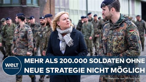 WEHRPFLICHT 203 000 Soldaten bis 2030 Wehrbeauftragte Eva Högl