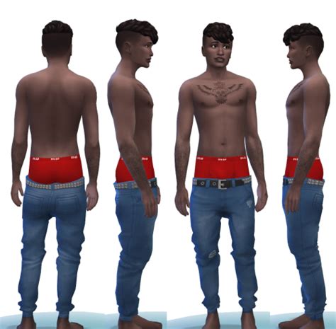 Sims 4 Male Sagging Jeans