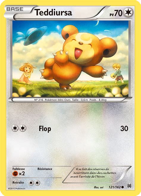 Teddiursa Xy Impulsion Turbo 121 — Poképédia