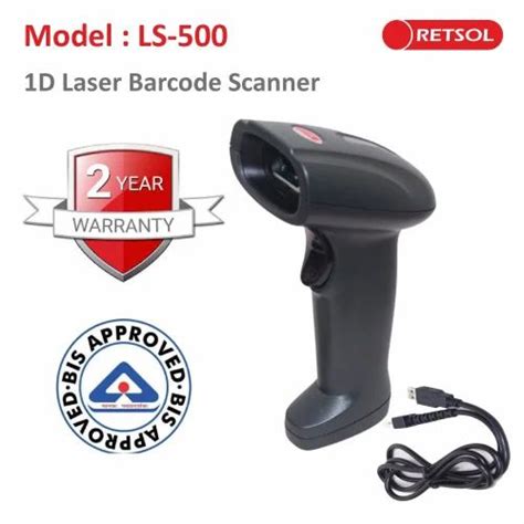 Retsol LS500 Barcode Scanner Wired Corded 2D Area Imager At 2000