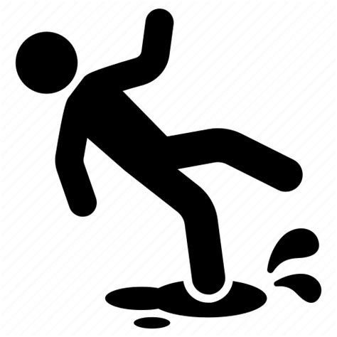 Stick Figure Falling Svg