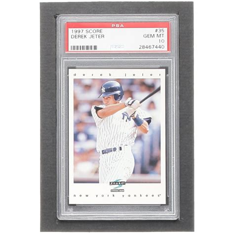 Derek Jeter 1997 Score 35 PSA 10 Pristine Auction