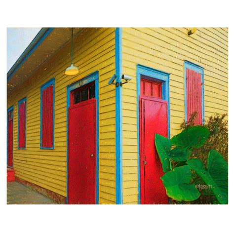 New Orleans Art New Orleans House Bywater House Colorful | Etsy