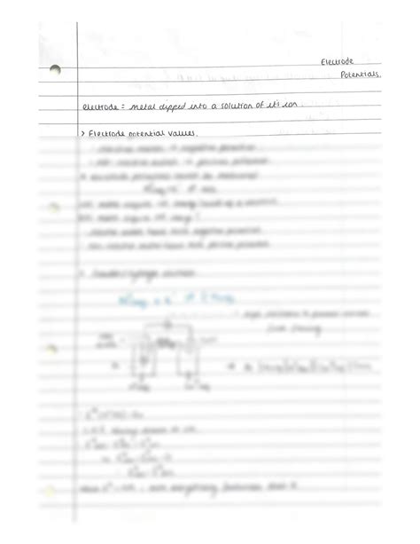 Solution Electrode Potentials And Electrochemical Cells Studypool