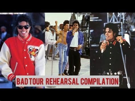 Michael Jackson - Bad Tour Live Rehearsal compilation 1987 - 1988 : r ...