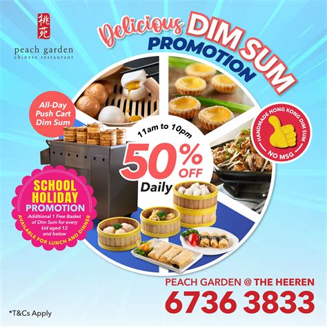 Nov Onward Peach Garden Delicious Dim Sum Promo Sg