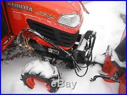 Kubota BX2660 44 Cab Snowblower Compact Tractor 260 Hours Mowers