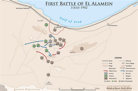 El Alamein Battle Map Animated