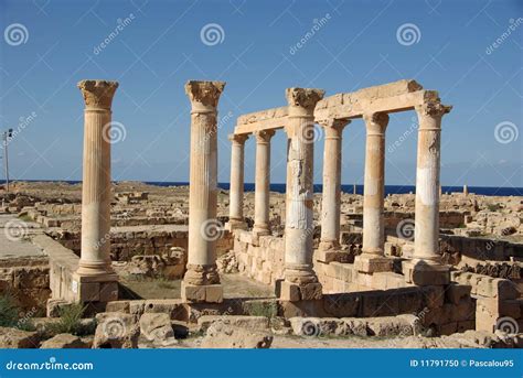 Roman Ruins Of Sabratha Libya Stock Photo Image Of Roman Site 11791750