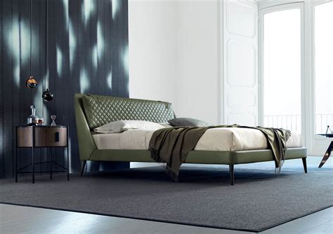 Letto Matrimoniale Moderno Di Lusso Chelsea In Pelle Berto