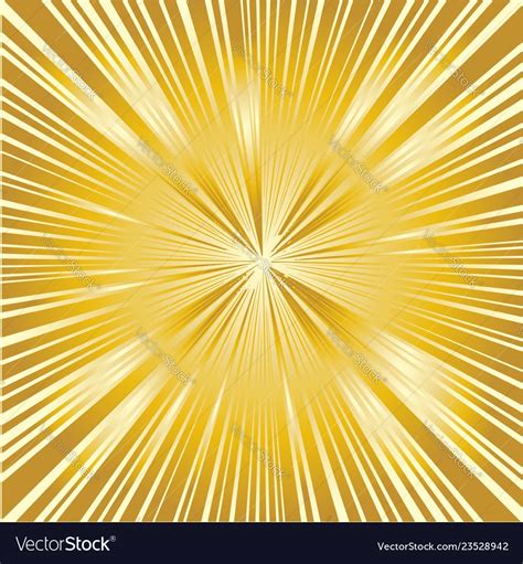 Golden Ray Background Royalty Free Vector Image