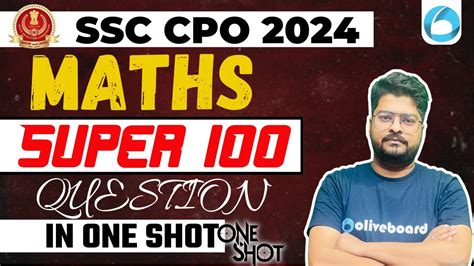 Ssc Cpo Ssc Cpo Maths Marathon Maths Super Question