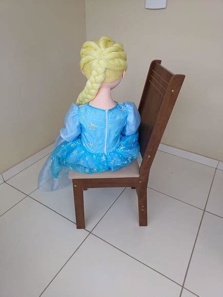 Boneca de Pano Frozen Articulada 1 m e 30cm Decoração Festas