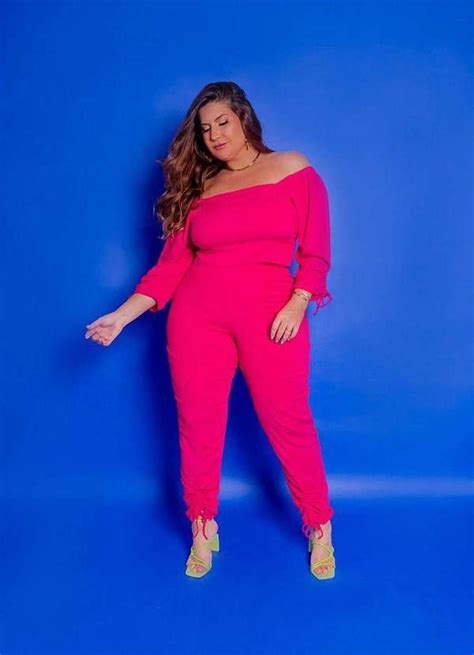 Conjunto Plus Size Amarracoes Rosa Ana Maya Curves