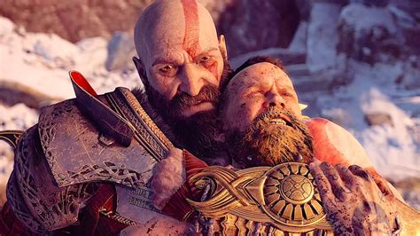 Kratos Breaks Baldur S Neck Twice All Baldur Fight Scenes God Of