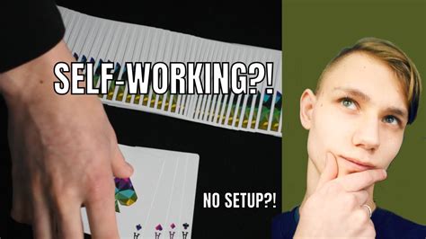 The BEST NO SETUP Card Trick That Is COMPLETELY SELF WORKING YouTube