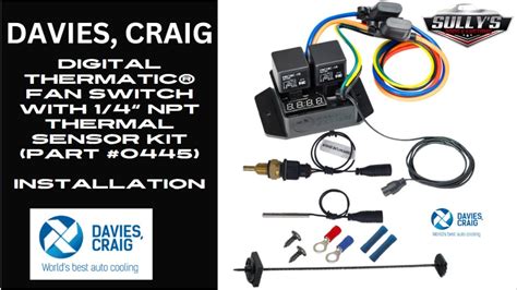 Davies Craig Thermo Fan Controller Installation Youtube